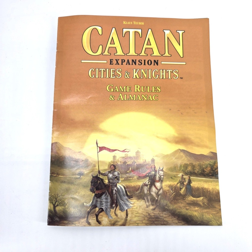 Catan Expansion Cities &‎ Knights Game Rules & Almanac Instruction Book Booklet